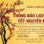 Cấp 2 Nghỉ Tết